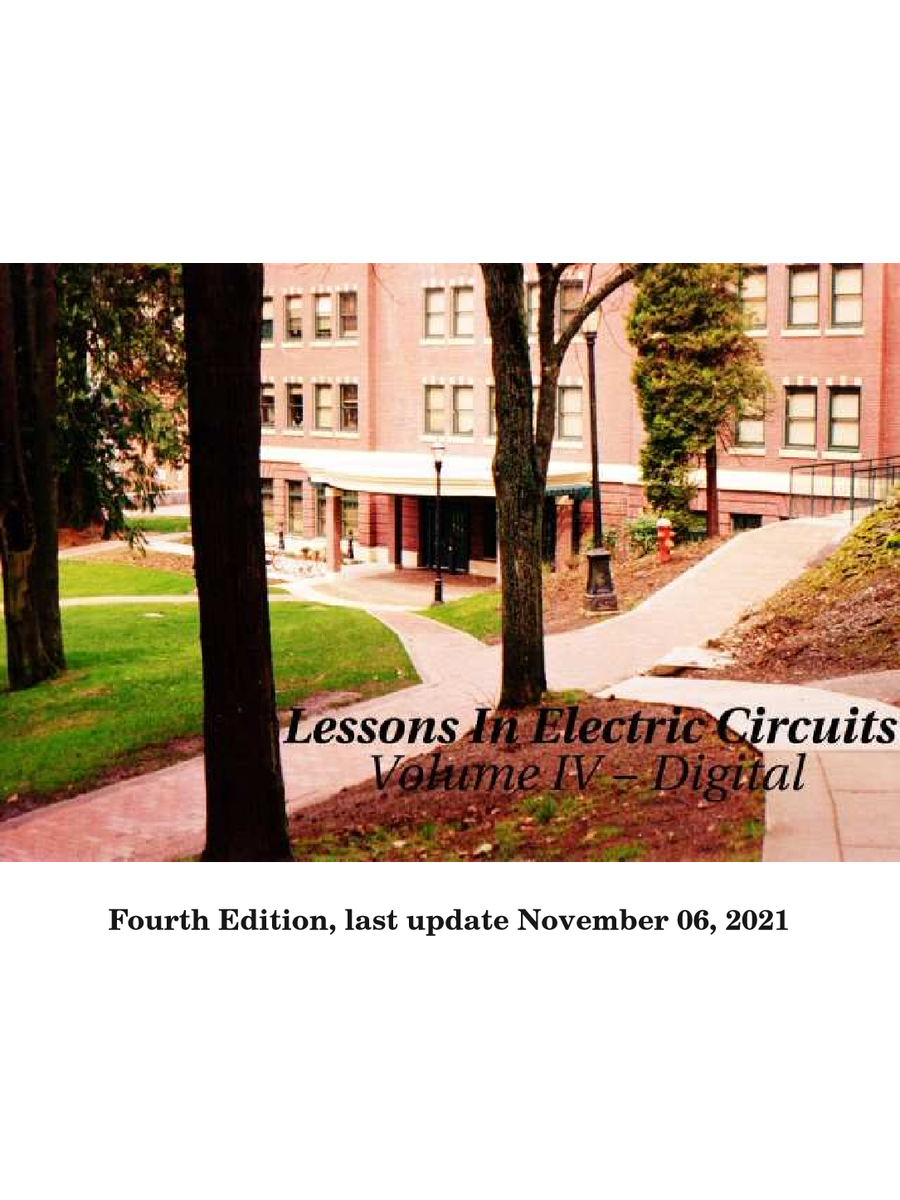 Lessons In Electric Circuits, Volume IV β Digital