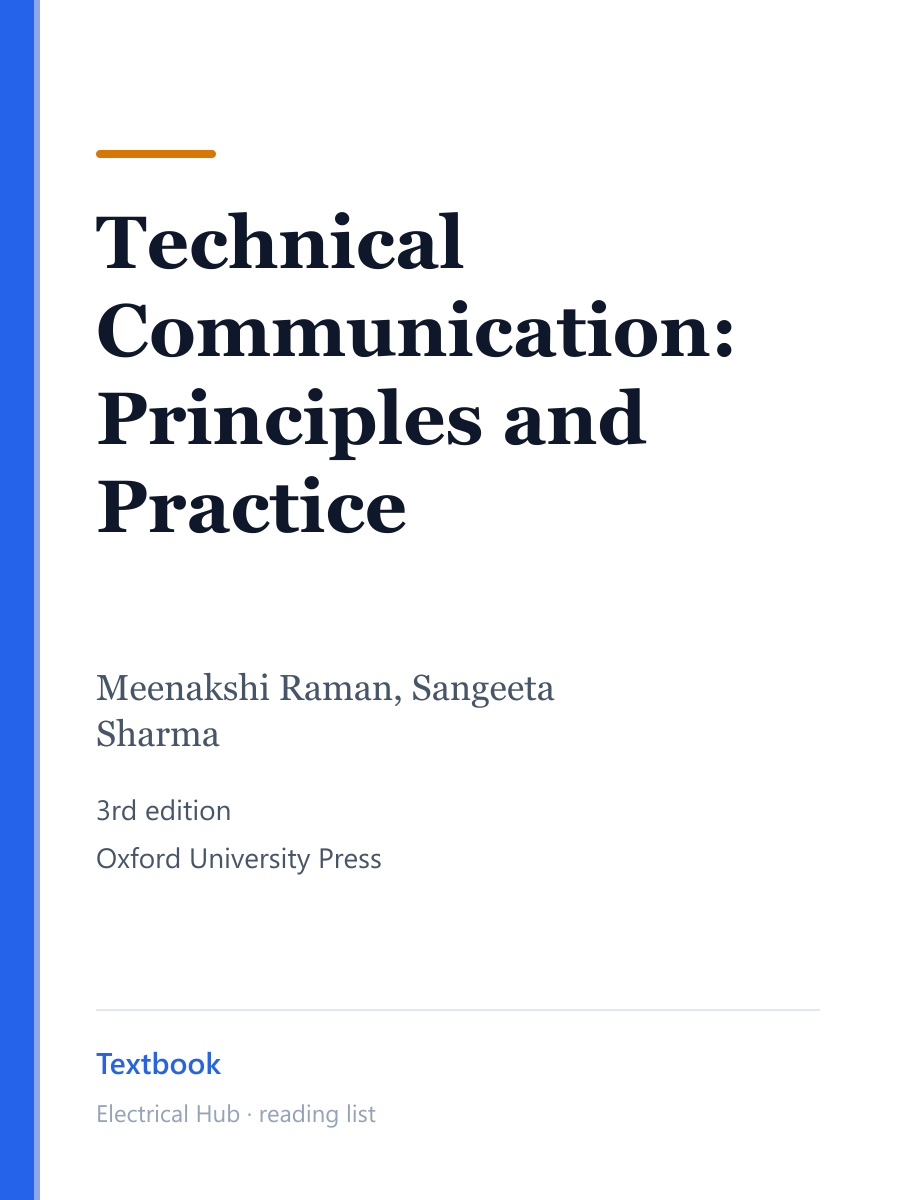 Technical Communication: Principles and Practice